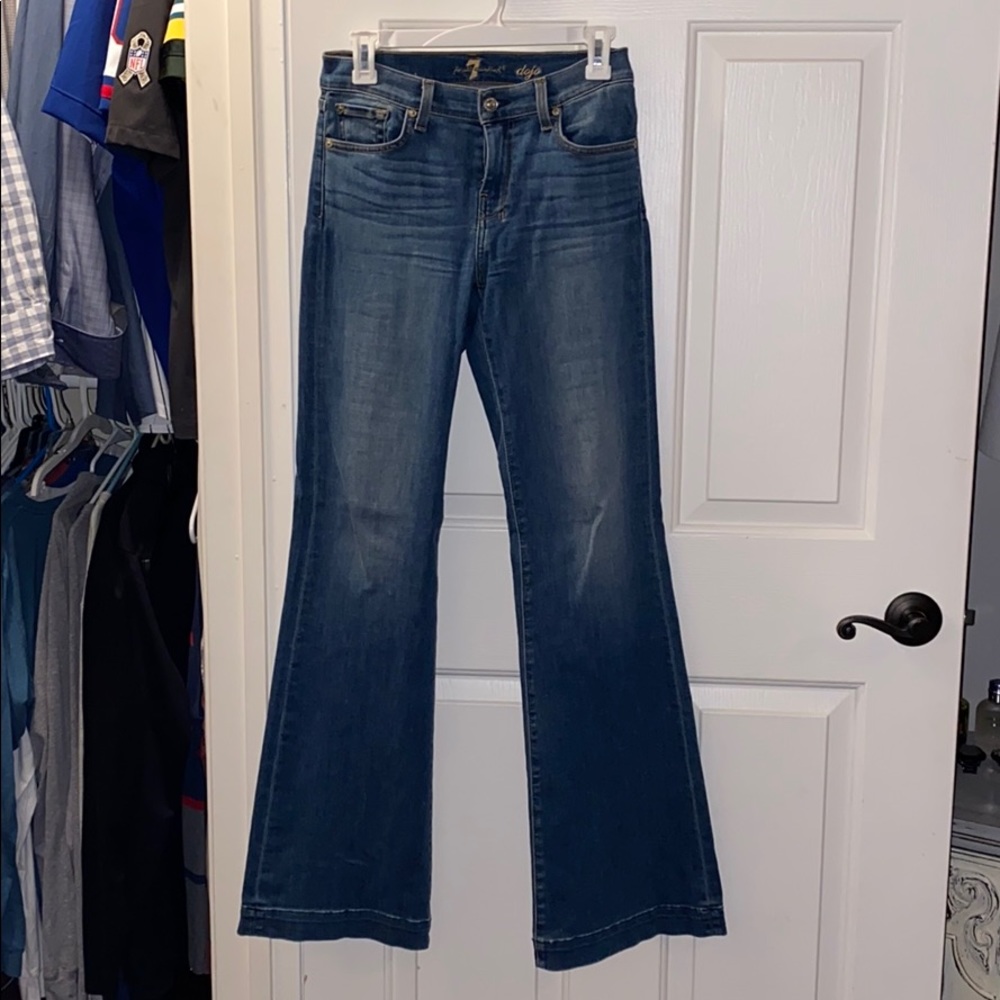 7 for All Mankind “Dojo” bell bottom jeans